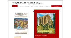Desktop Screenshot of goldrushglimpses.com