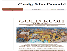 Tablet Screenshot of goldrushglimpses.com